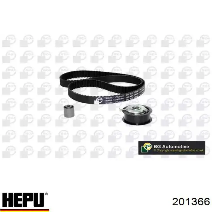 201366 Hepu Комплект ремня ГРМ