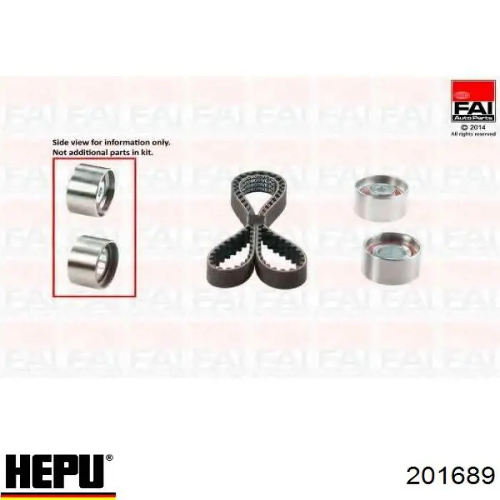 ГРМ ремни, комплект Hepu 201689 цена, от 168.76 USD