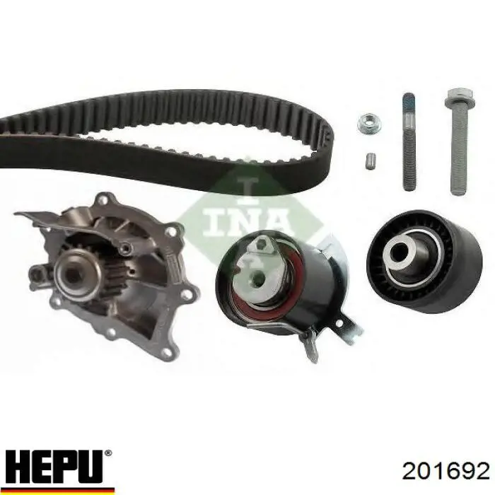 Ремень ГРМ, комплект Hepu 201692