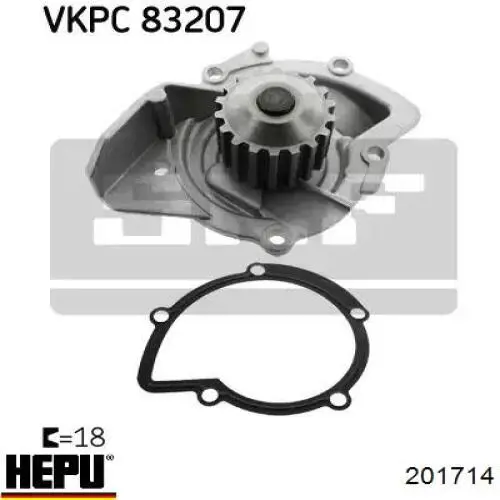 ГРМ ремни, комплект Hepu 201714 цена, от 76.96 USD