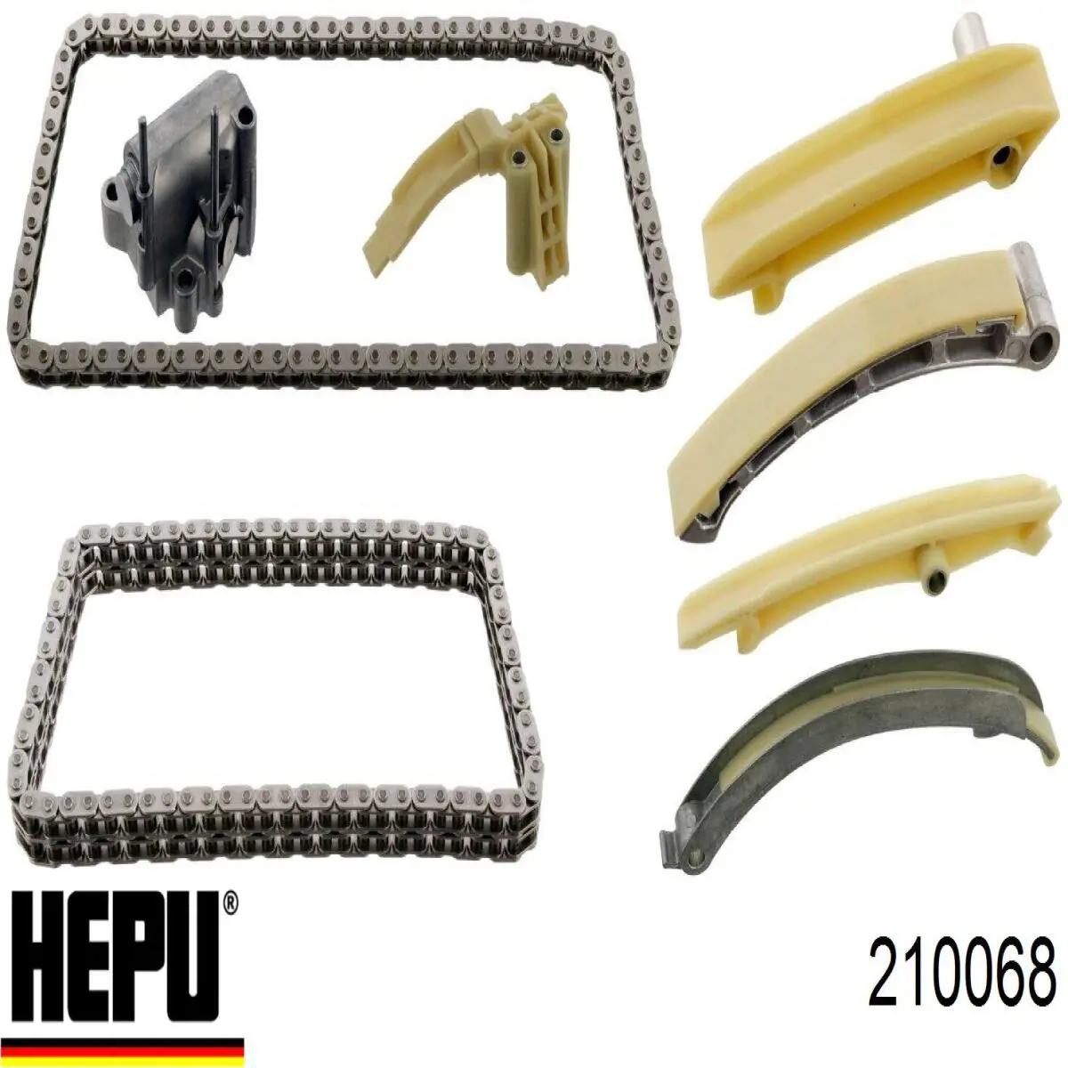 Цепь ГРМ верхняя, комплект Hepu 210068 цена, от 216.78 USD