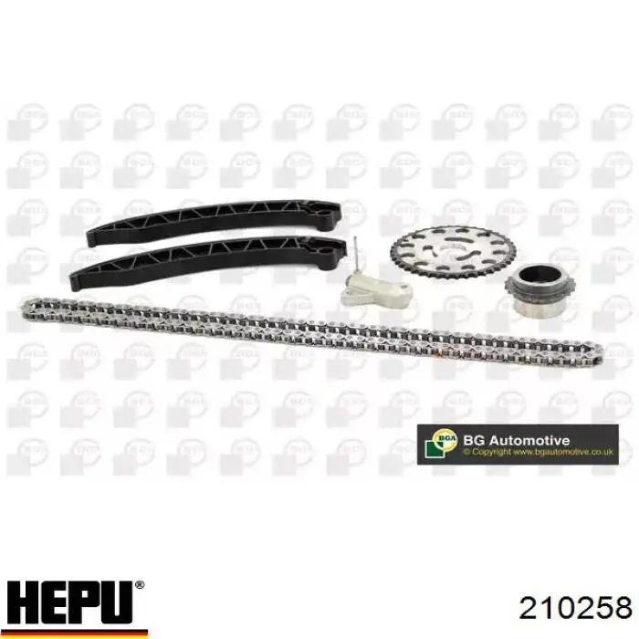 Цепь ГРМ, комплект Hepu 210258