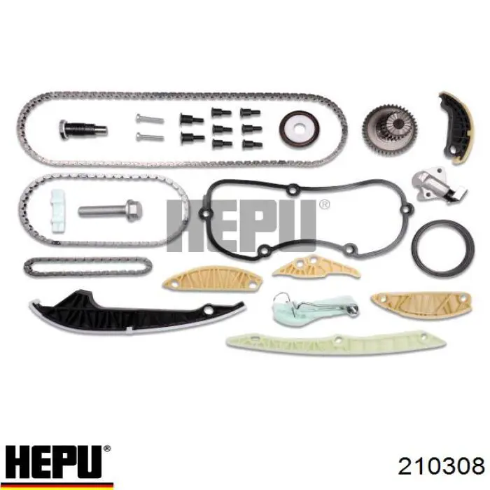 21-0308 Hepu комплект цепи грм