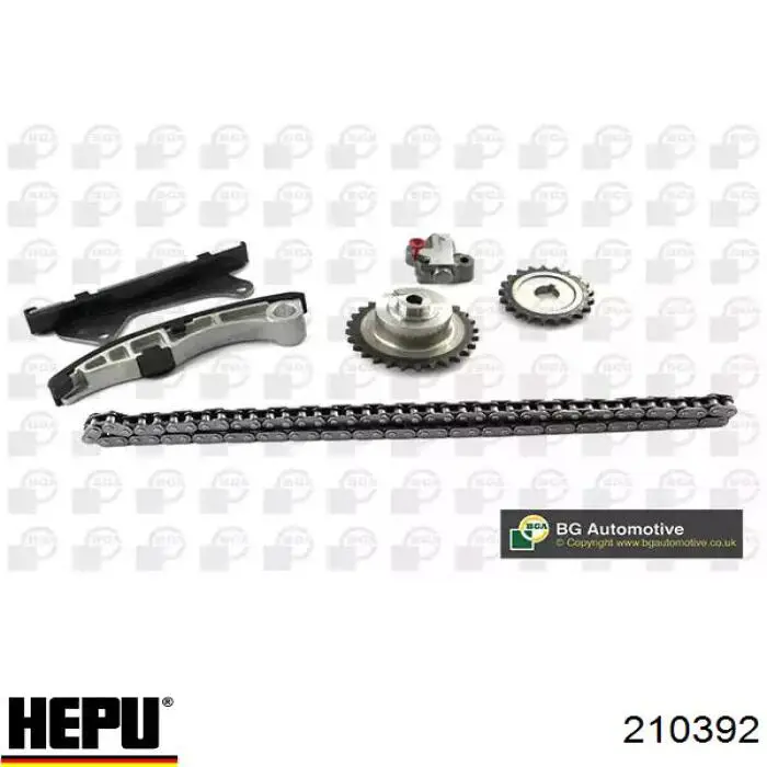 Kit de cadenas de distribución 210392 Hepu