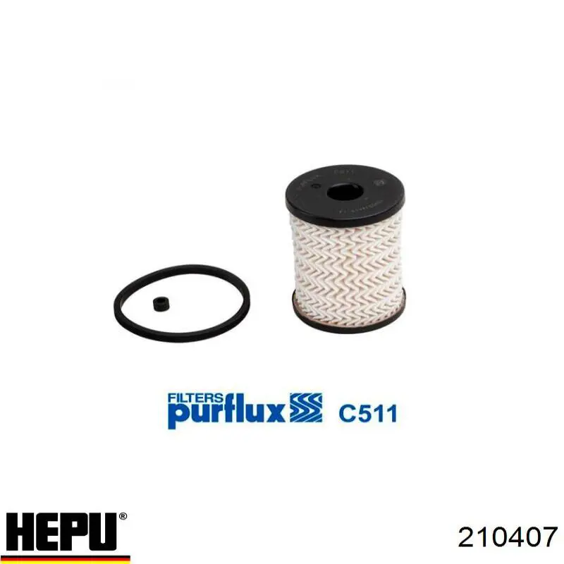 Цепь ГРМ верхняя, комплект Hepu HEP210407 цена, от 371.98 USD