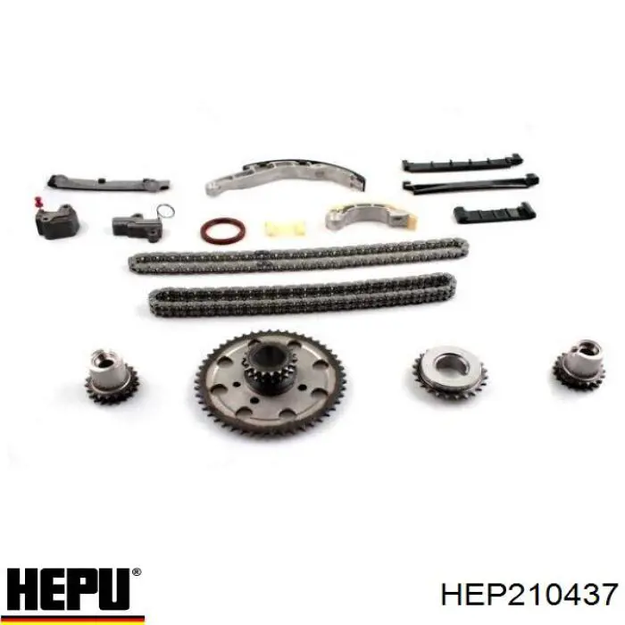 Комплект цепи ГРМ HEP210437 Hepu