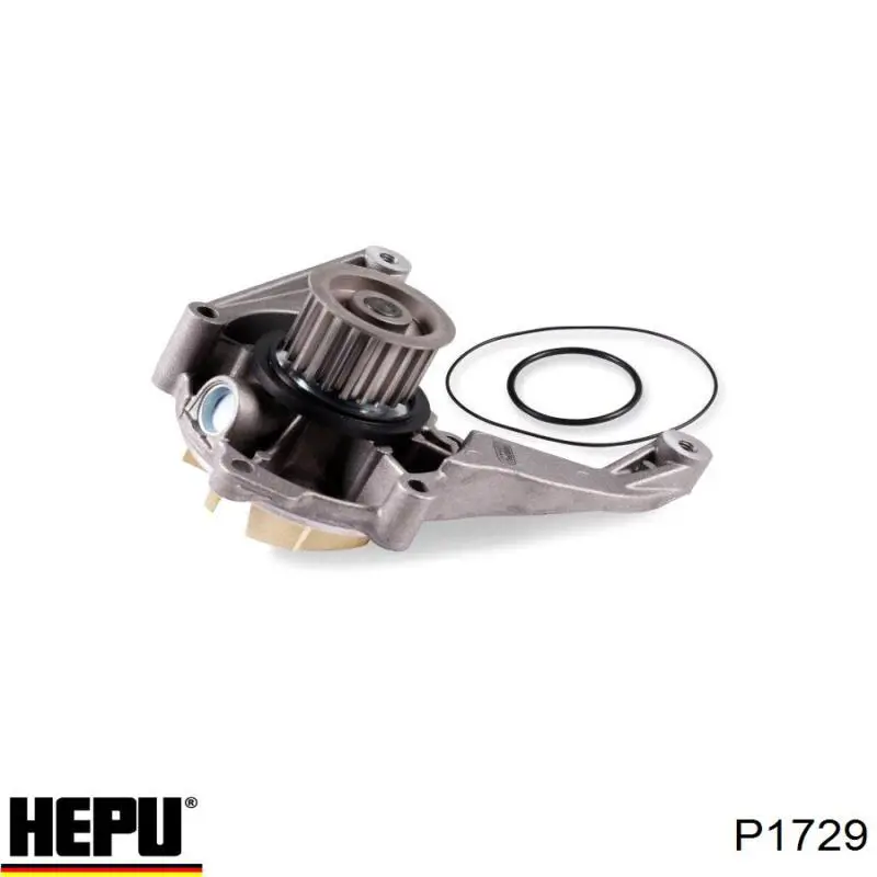 Помпа водяная (насос) охлаждения, в сборе с корпусом P1729 Hepu