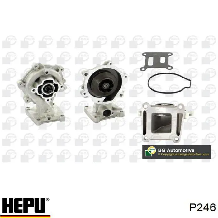 Помпа водяная, корпус Hepu P246