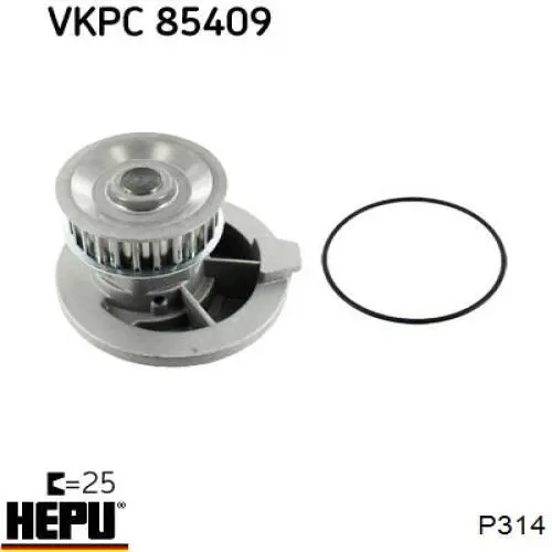 Водяной насос Hepu P314