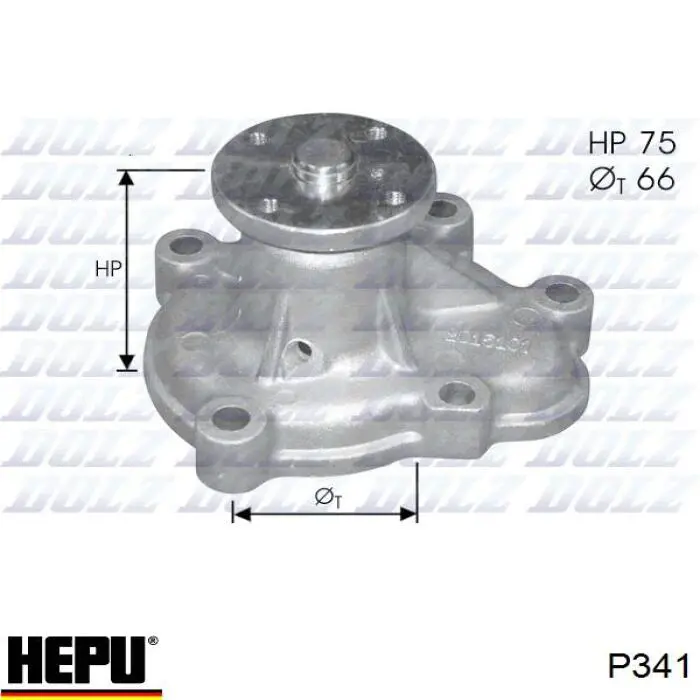 Купить P341 Hepu Насос охлаждения
