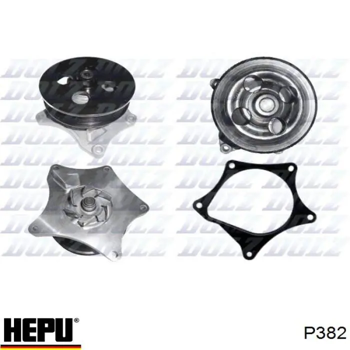 Купить P382 Hepu Насос охлаждения