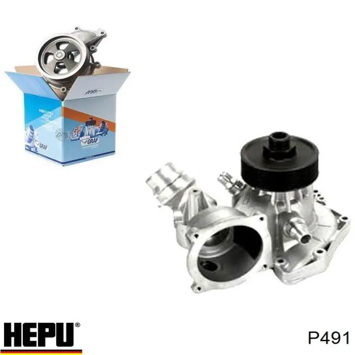 Помпа охлаждения Hepu P491 цена, от 144.53 USD