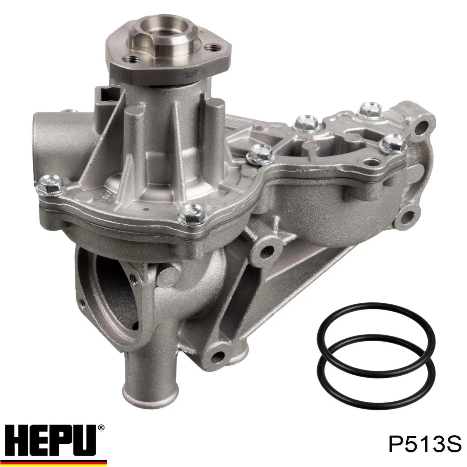 Помпа водяная (насос) охлаждения, в сборе с корпусом P513S Hepu