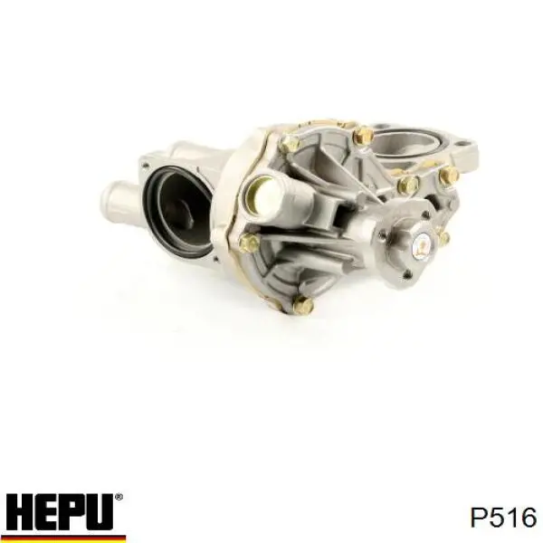 Помпа водяная (насос) охлаждения, в сборе с корпусом P516 Hepu