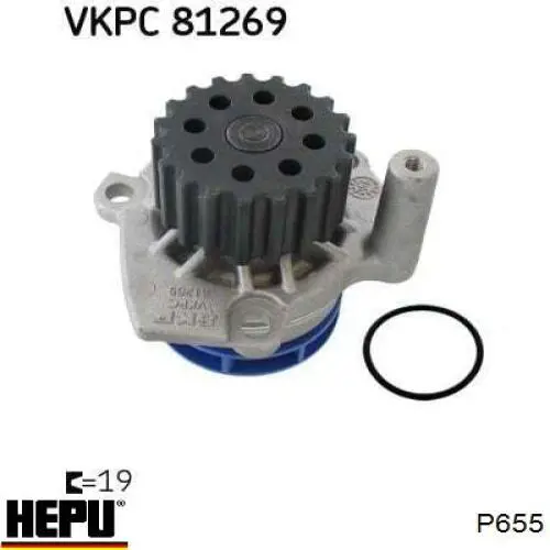 Водяной насос Hepu P655