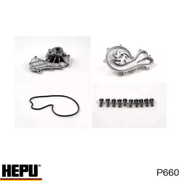 Водяной насос Hepu P660