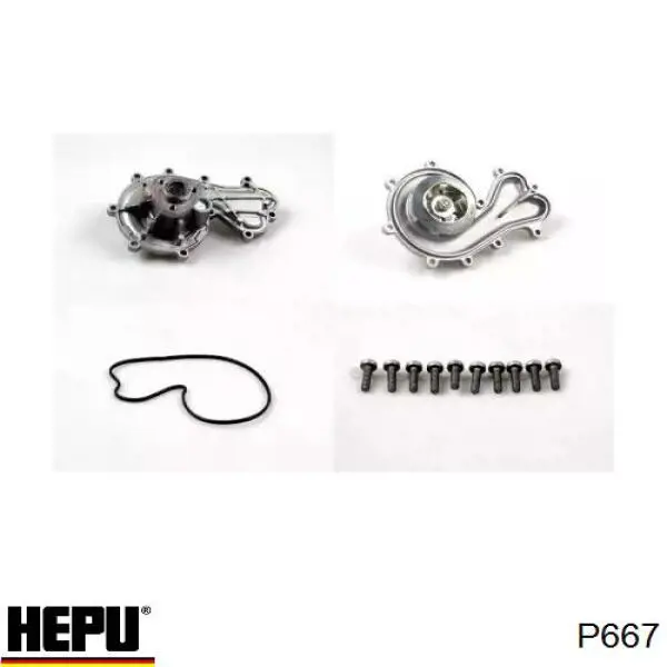 P667 Hepu Насос водяной