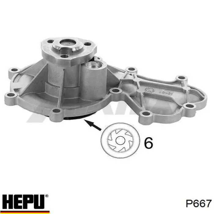 Помпа P667 Hepu