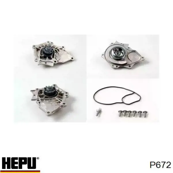 Купить P672 Hepu Насос охлаждения