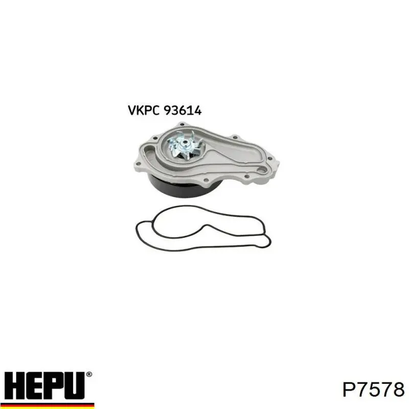 Помпа охлаждения Hepu P7578 цена, от 45.94 USD