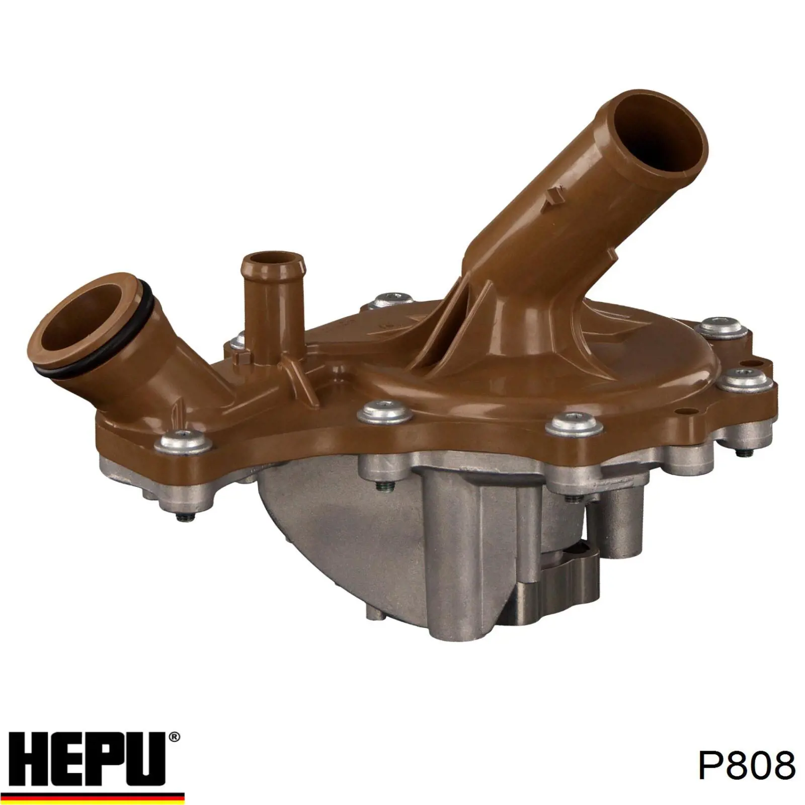Купить P808 Hepu Помпа водяная (насос) охлаждения, в сборе с корпусом
