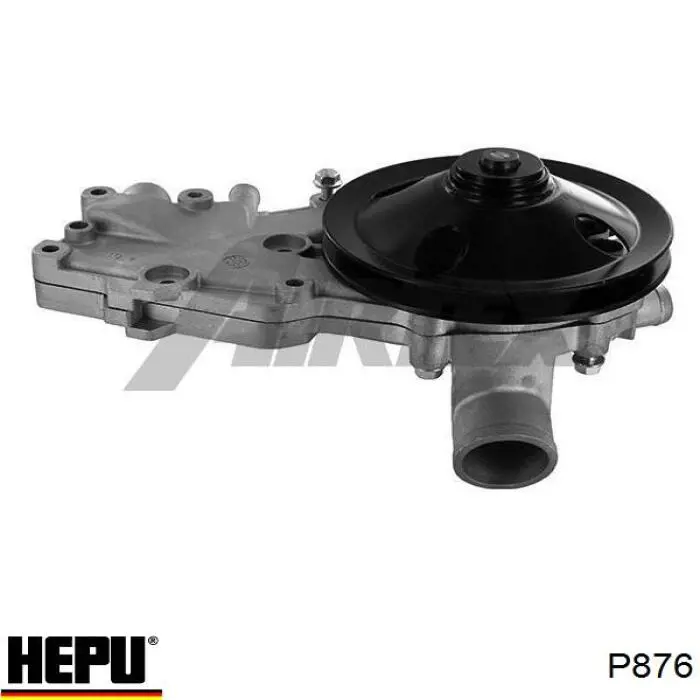 Помпа водяная (насос) охлаждения, в сборе с корпусом P876 Hepu