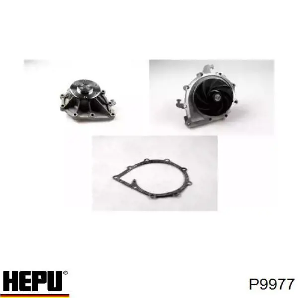 P9977 Hepu bomba de água (bomba de esfriamento)