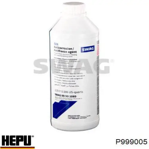 P999005 HEPU Liquido refrigerante original y equivalente