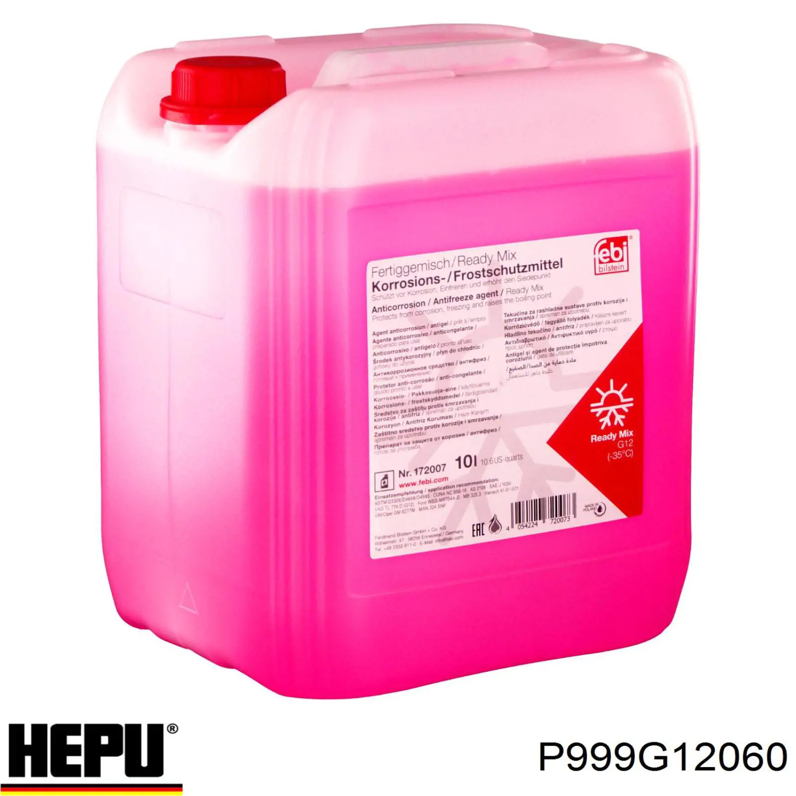 Антифриз P999G12060 Hepu