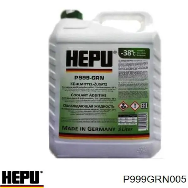 Охлаждающая жидкость HEPU P999GRN005