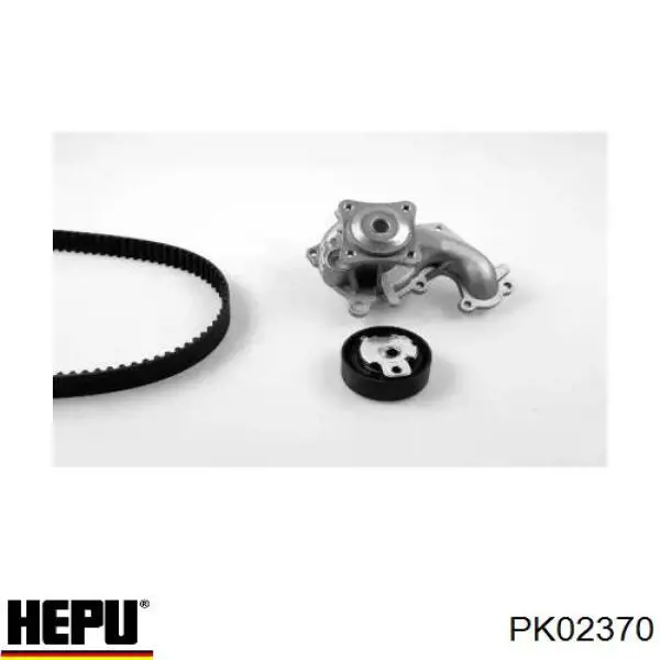 Ремень ГРМ, комплект Hepu PK02370