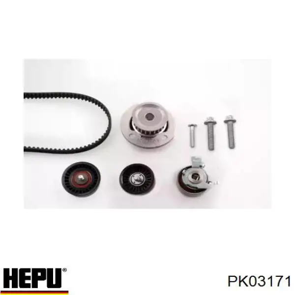 Комплект ремня ГРМ PK03171 Hepu