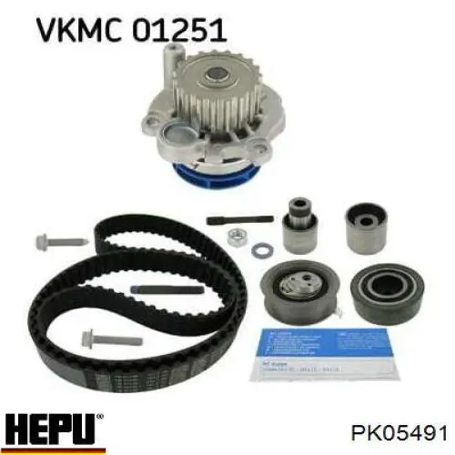 Купить PK05491 Hepu Комплект ГРМ