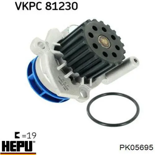ГРМ ремни, комплект Hepu PK05695 цена, от 183.47 USD