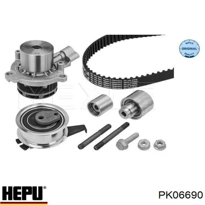 PK06690 Hepu Комплект ремня ГРМ