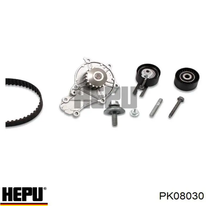 ГРМ ремни, комплект Hepu PK08030 цена, от 101.32 USD