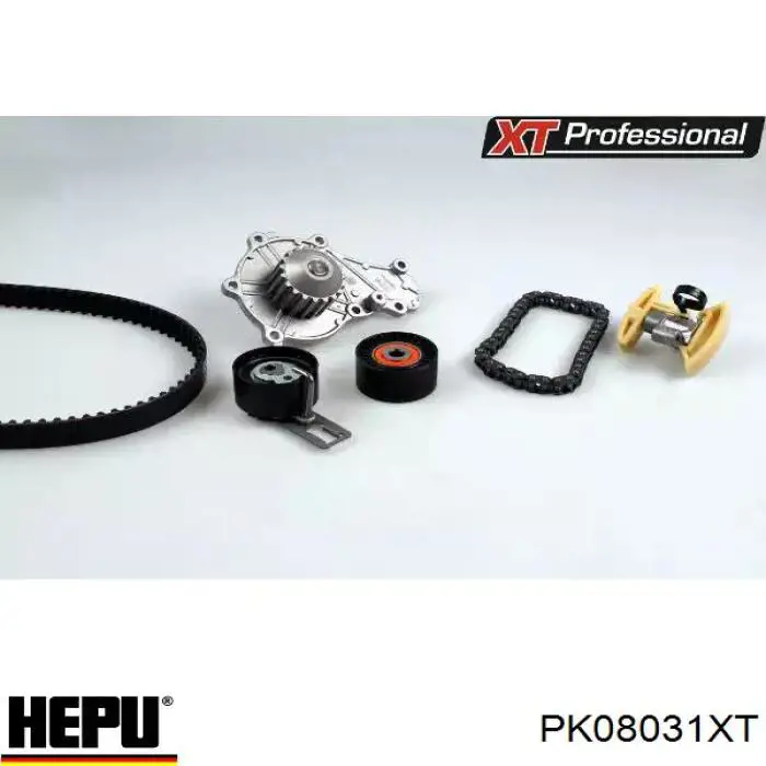 PK08031XT Hepu correia do mecanismo de distribuição de gás, kit