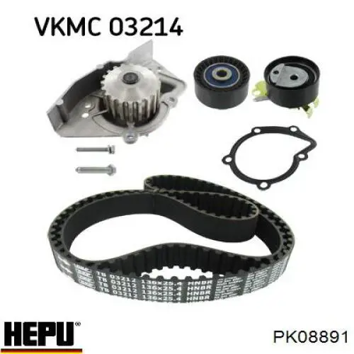KDP459370 SNR Комплект ремня ГРМ