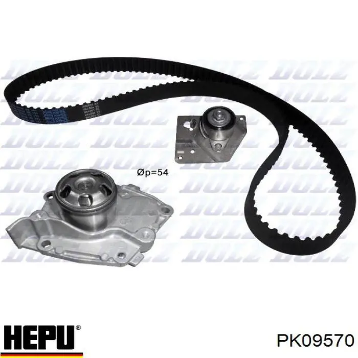 Купить PK09570 Hepu Комплект ГРМ