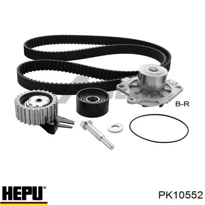 Купить PK10552 Hepu Комплект ГРМ