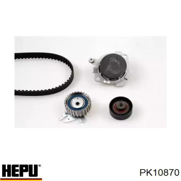 Комплект ремня ГРМ PK10870 Hepu