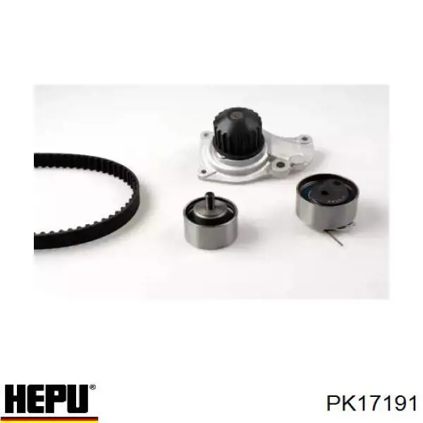 Комплект ремня ГРМ PK17191 Hepu