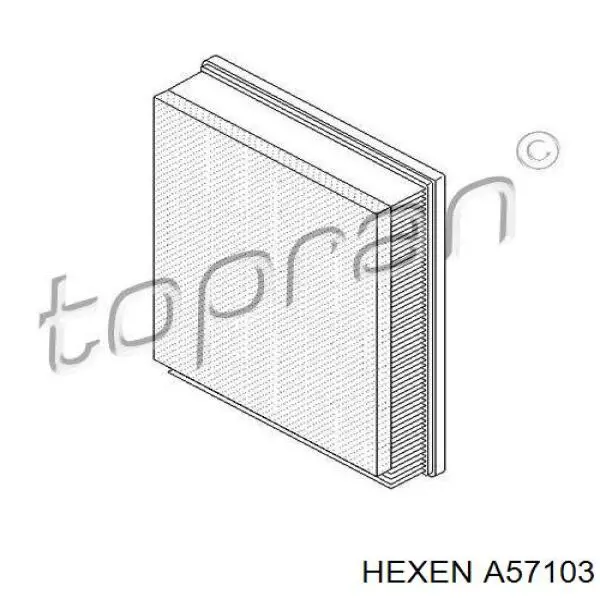 A57103 Hexen воздушный фильтр