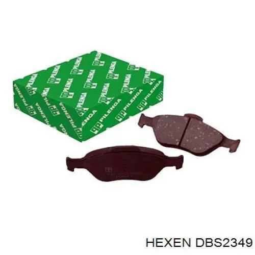 Колодки Hexen DBS2349 цена, от 16.89 USD