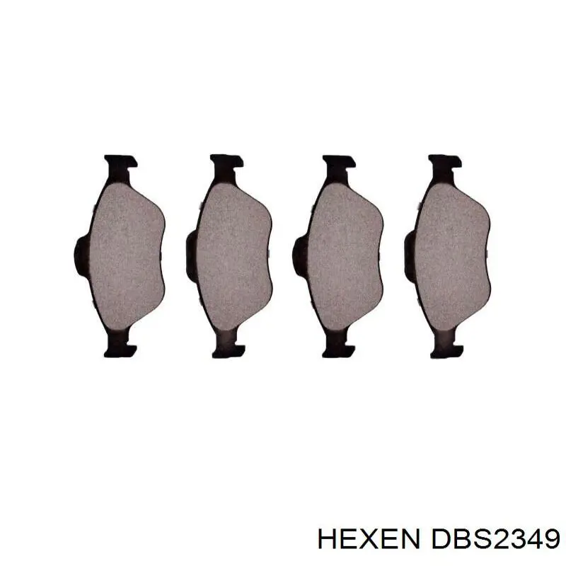 DBS2349 Hexen Колодки передние