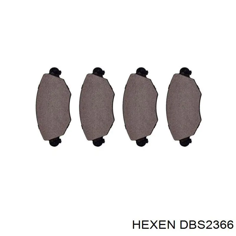 DBS2366 Hexen Колодки передние