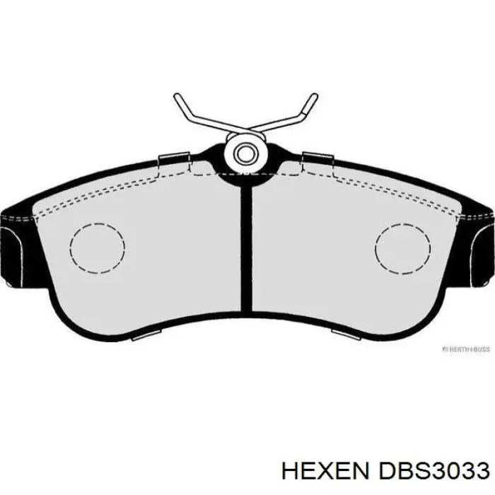 DBS3033 Hexen Колодки передние