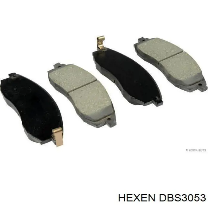 Передние тормозные колодки DBS3053 Hexen