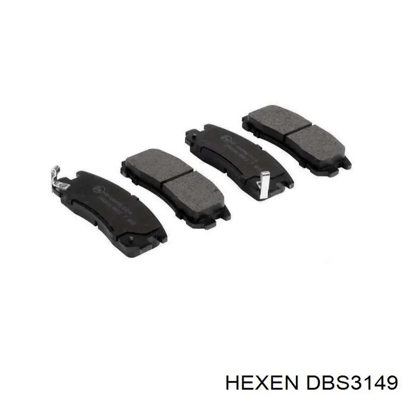 Колодки дисковые  Hexen DBS3149 цена, от 13.75 USD