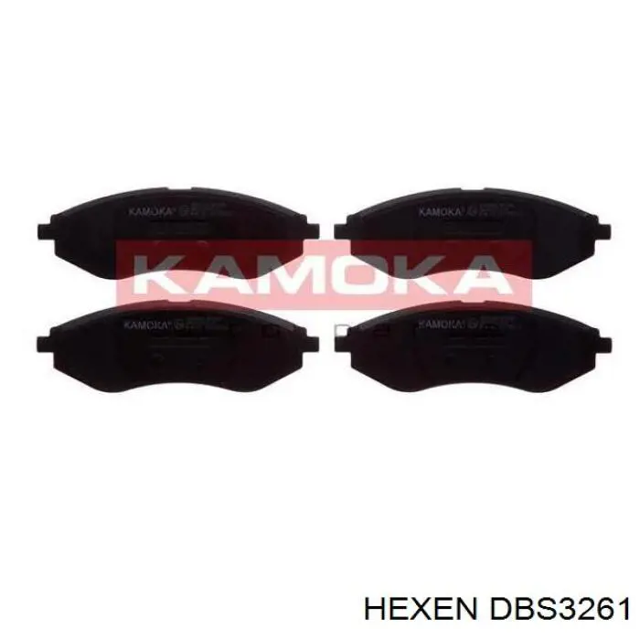 Передние тормозные колодки DBS3261 Hexen